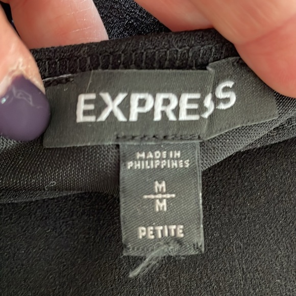 Express black petite-medium little black dress - Picture 6 of 6